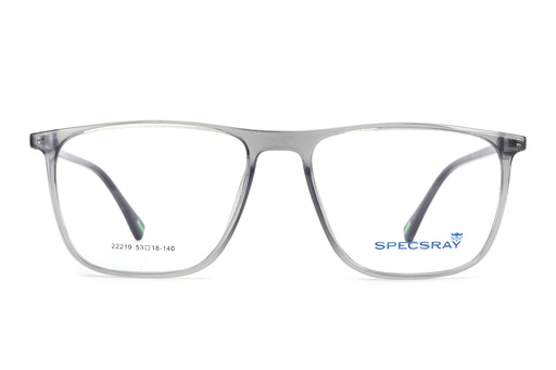 SpecsRay Full Rim Rectangle (Grey) [22219] [1256]